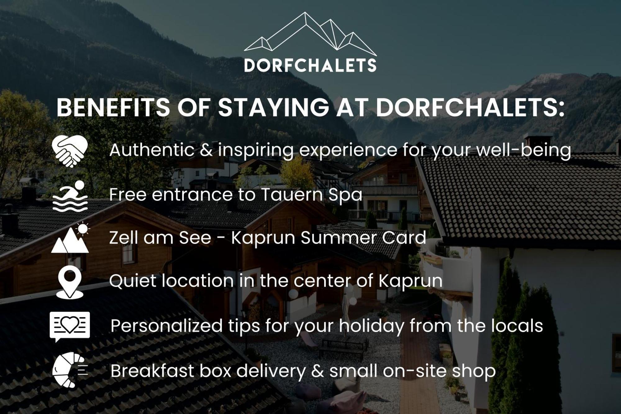 Dorfchalets & Apartments - Authentic Experience In Centre Of Kaprun Including Tauernspa And Summercard Bagian luar foto
